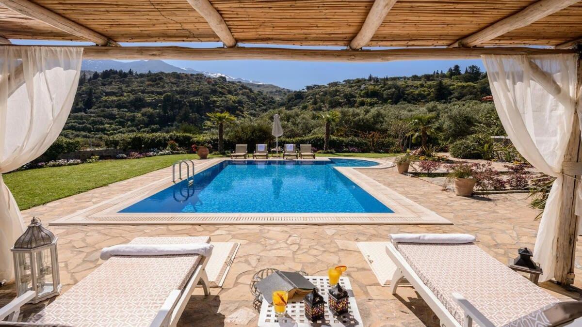 Chania Secluded Gem - Kallithea Private Pool Villa Pemonia Exterior foto